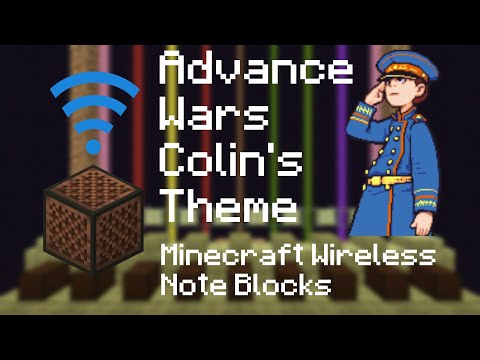 DGigsTV - Advance Wars - Colin's Theme - Minecraft 1.18.2 Wireless Note Blocks
