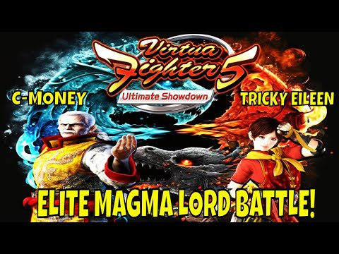 VF5US- TRICKY EILEEN VS C-MONEY 3! (Lau Chan Gameplay)