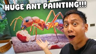 I Received A Massive Painting of an Ant | Vlog #1742