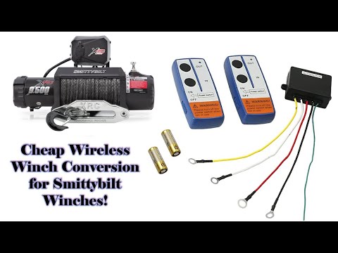 Smittybilt Wireless Winch Conversion for Cheap!!