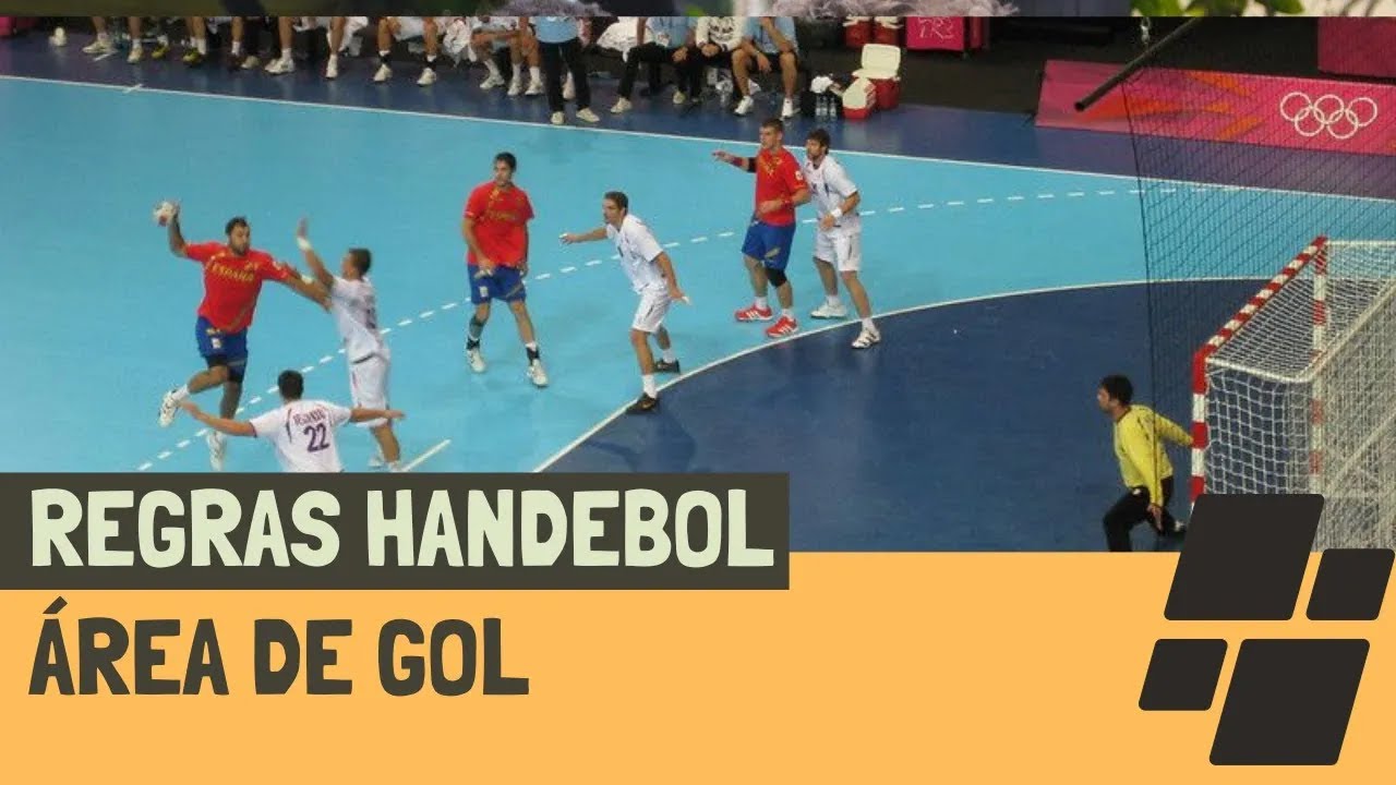 Área de gol no HANDEBOL
