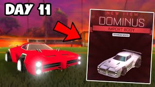 Nothing To White Dominus in 30 days! Day 11 (Rocket League)