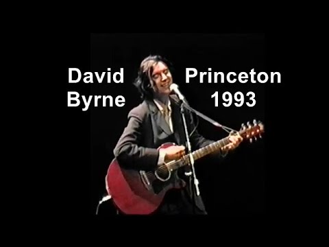 David Byrne live in Princeton, NJ (1993)