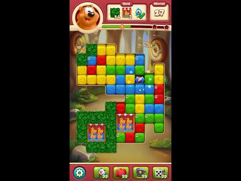 Toon Blast Level 7687 - NO BOOSTERS 🐻🐺🐱 | SKILLGAMING ✔️