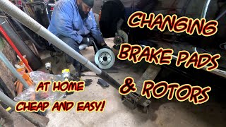 Front Brake and Rotor Replacement on a Newer (2017) Chrysler Pacifica