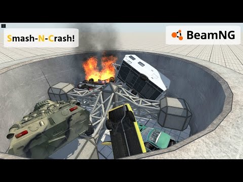 The Giant Spinner! No Vehicle Will Survive!! #1 (BeamNG Drive)