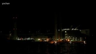 preview picture of video '【夜景】扇島パワー(火力発電所)と東京ガス扇島工場 Thermal power stationNight'