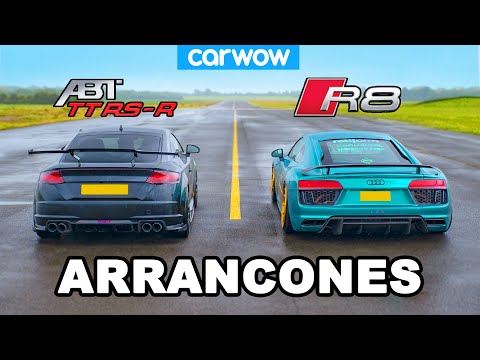 Audi R8 vs TT RS-R: ARRANCONES *V10 vs 5cyl tuneado por ABT*