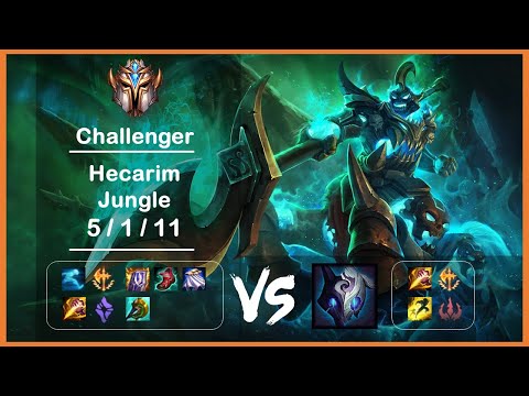 KR Challenger Replays Jungle Hecarim vs Kindred Ep.3704