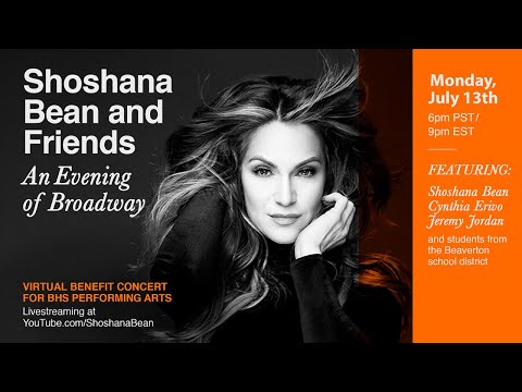 SHOSHANA BEAN AND FRIENDS - A virtual concert fundraiser for BHS performing arts