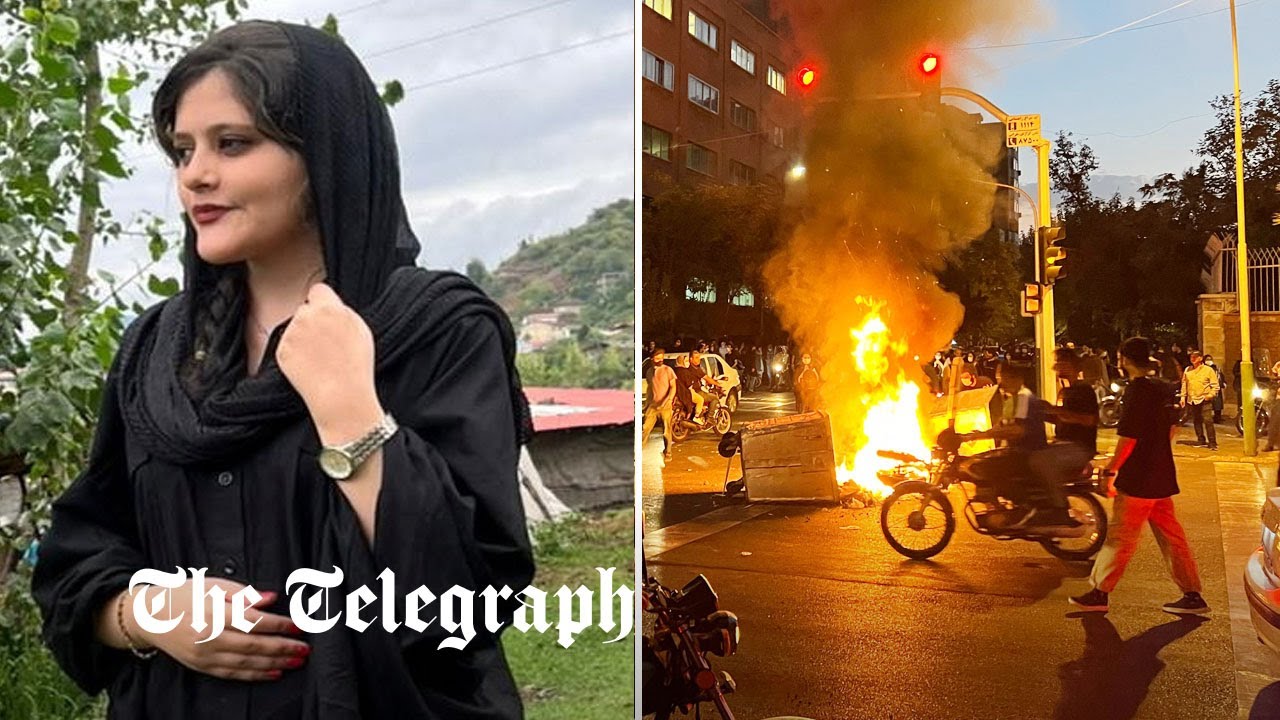 Watch: Women burn hijabs and cut off their hair in protest at Mahsa Amini death Watch: Women burn hijabs and cut off their hair in protest at Mahsa Amini death
