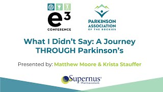What I Didn't Say: A Journey Through Parkinson's