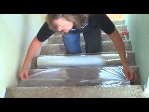 YouTube video about: How to cover carpet stairs in rental?