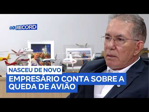 Sobrevivente relata como escapou da queda de avião