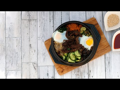 Make authentic dish BIBIMBAP recipe! DELICIOUS KOREAN food! | Foodgeek Cooking