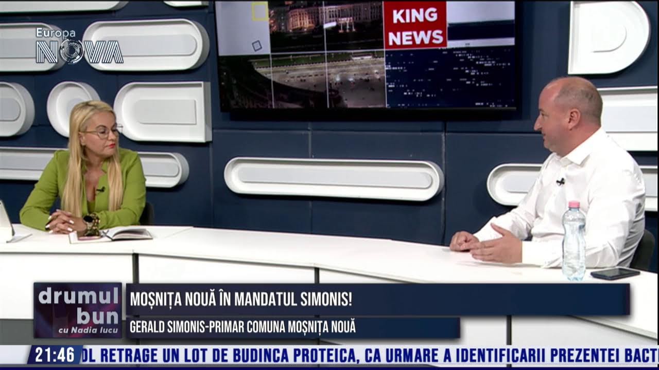 VIDEO (integral) emisiune Drumul Bun cu NADIA IUCU. Invitat: Gerald Simonis, primar Mosnita Noua