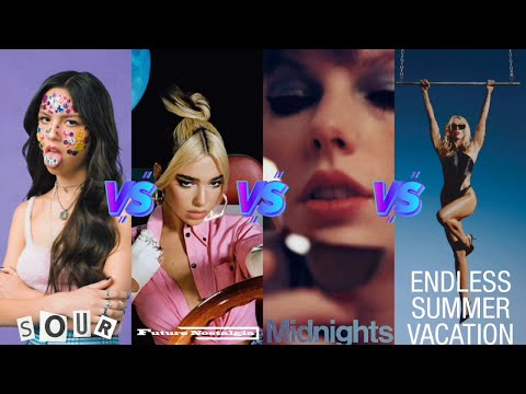 Sour vs Future Nostalgia vs Midnights vs Endless Summer Vacation - Album Battle