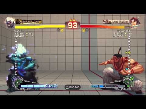 SSF4 AE Ver. 2012: Youhei-_- [Oni] vs. Twiggy1514 [Hawk] - PSN Ranked Match