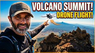 Climbing a Volcano to fly a Drone (7,300 FT)