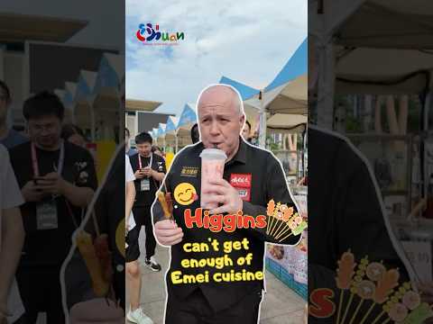 Snooker star John Higgins loves Emei cuisine,maybe you could visit Leshan to trythe same dishes!