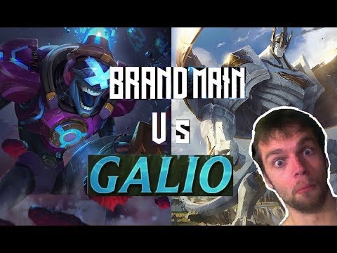Preseason 8 Brand Lol new runes (COMET!) - Diamond Brand mid vs Galio - League of legends
