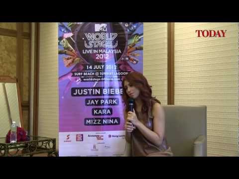 TODAY speaks to Mizz Nina at MTV World Stage Malaysia 2012