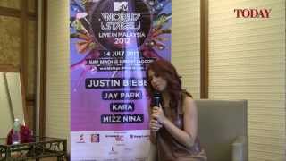 TODAY speaks to Mizz Nina at MTV World Stage Malaysia 2012
