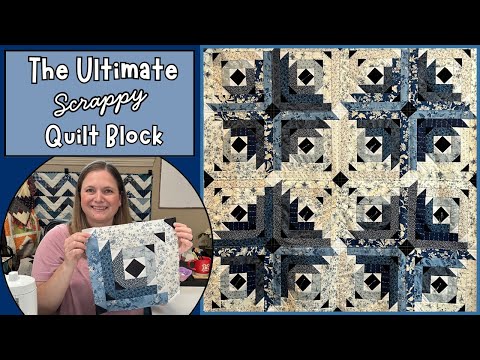 Easy Scrappy Quilt Block Anyone Can Make