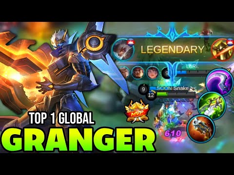 HYPERCARRY! GRANGER BEST BUILD 2021 | TOP 1 GLOBAL GRANGER GAMEPLAY | MOBILE LEGENDS