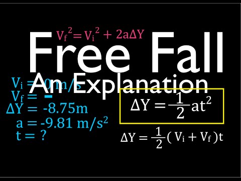 Physics, Kinematics (1 of 12) What is Free Fall? An Explanation