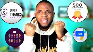 YouTube MONETIZATION UPDATE 500 Subs only for monetization