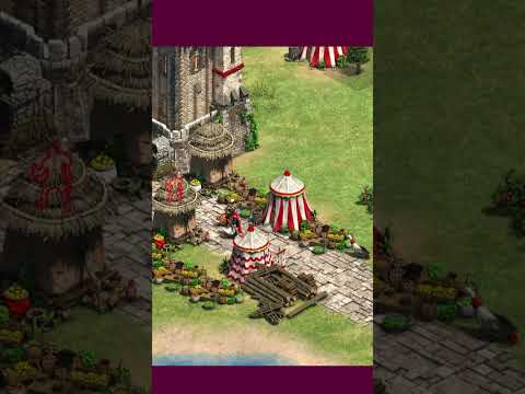 Long Range Mangonel Shot Wipes out an Island #ageofempires2