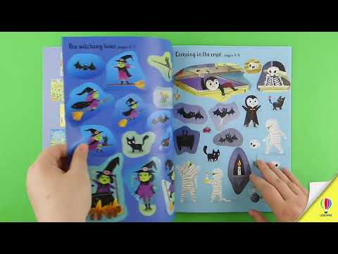 Книга First Sticker Book: Halloween video 1
