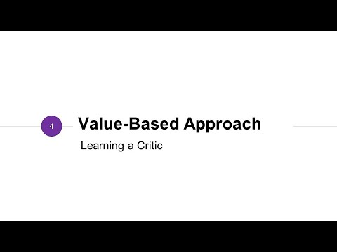 ADL Lecture 8.4: Value-Based RL Approach (20/04/28)