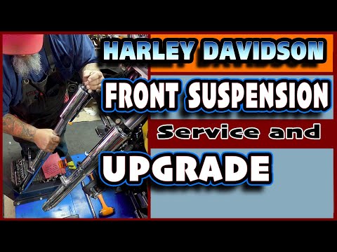 Harley Davidson Front Suspension Service and Upgrade