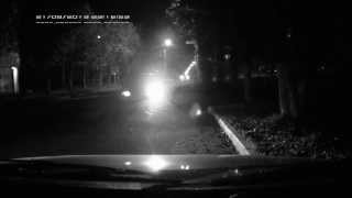 preview picture of video '21.09.2013 23:16 ДТП Смоленск - Пяьный водитель сбил пешехода и врезался в припаркованный авто.'
