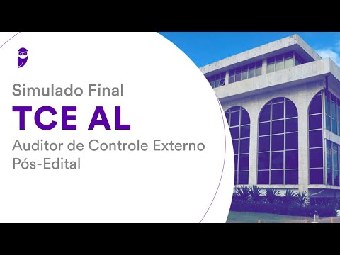 Simulado Final TCE AL - Auditor de Controle Externo - Pós-Edital - Correção