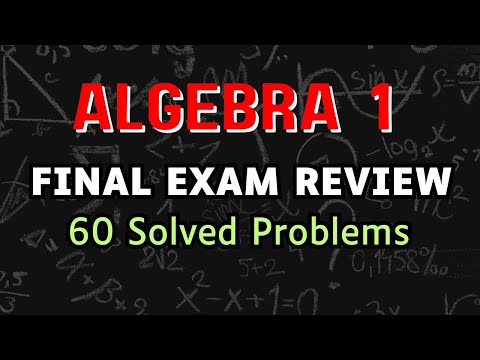 Algebra 1 Final Exam Review Study Guide - Algebra 1 Final Exam EOC Test