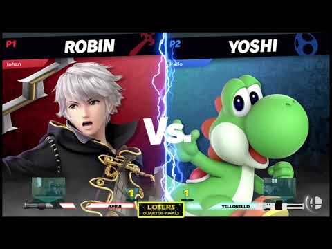 PR WARS - Top 32 - Loser's Quarter Finals - Johan(Robin) VS YelloRello(Yoshi)