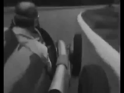 Rare onboard footage of Juan Manuel Fangio on the Monza circuit.
