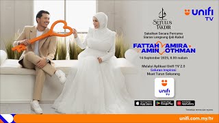 Download lagu Saksikan Siaran Langsung Majlis Ijab Kabul Setulus Takdir Fattah dan Amira PERCUMA di Unifi TV 2.0! mp3 Download lagu Saksikan Siaran Langsung Majlis Ijab Kabul Setulus Takdir Fattah dan Amira PERCUMA di Unifi TV 2.0! mp3