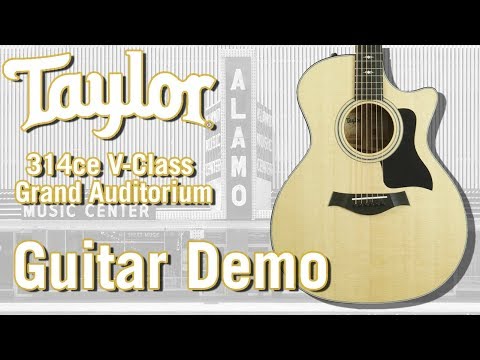 Hear the New 2018 Taylor V-Class 314ce Acoustic Electric Guitar