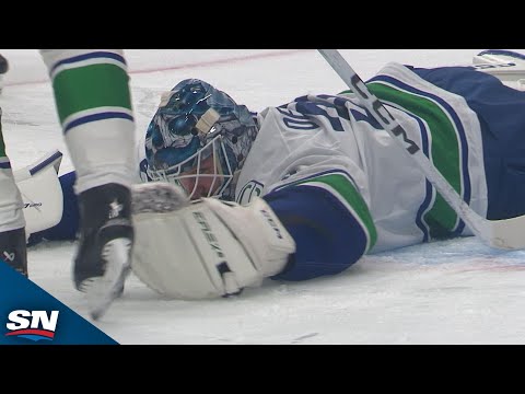 Canucks' Thatcher Demko Absolutely Robs Leon Draisaitl At The Doorstep