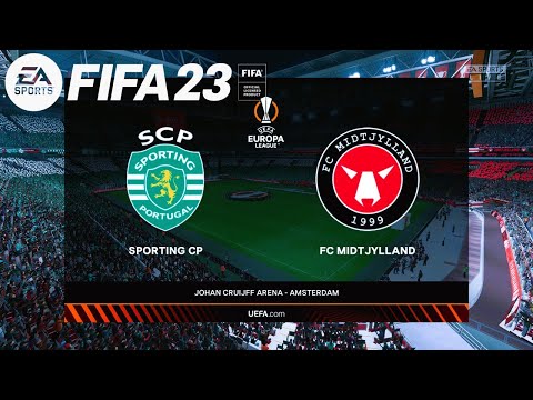 FIFA 23 - Sporting CP Vs. FC Midtjylland - UEFA Europa League 22/23 Play-offs | Full Match