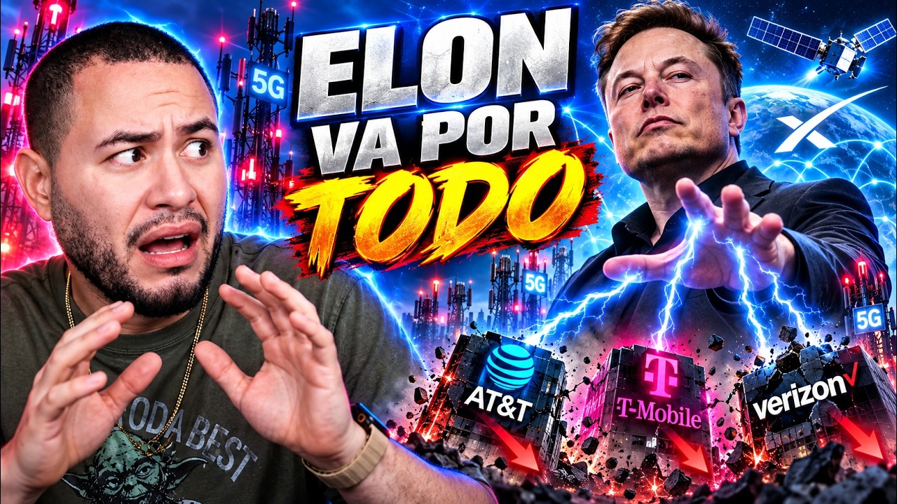 Elon Musk Destruirá el Mercado - At&t, T-Mobile, Verizon ASUSTADOS !