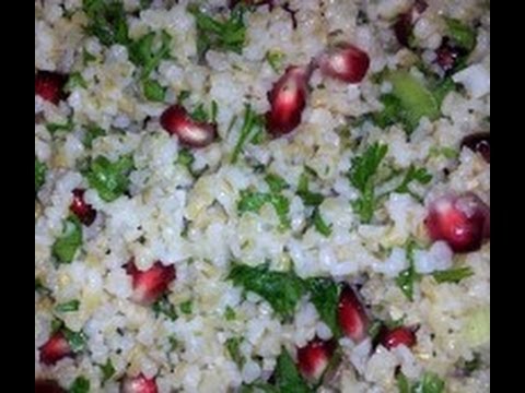 How to seed a pomegranate for Tabouli Salad