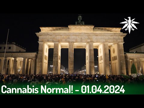 Cannabis Normal! - Ankiffen am Brandenburger Tor 01.04.2024
