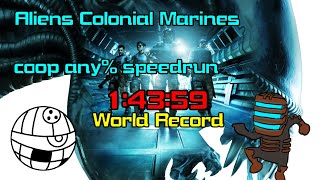 Aliens: Colonial Marines speedrun coop any% 1:43:59 WR