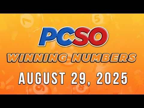 P49M Jackpot Ultra Lotto 6/58, 2D, 3D, 4D, and Megalotto 6/45 | August 29, 2025