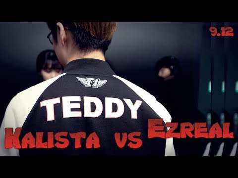 SKT Teddy - Kalista vs Ezreal ADC - LoL Season 9 KR Ranked | League Of Legends